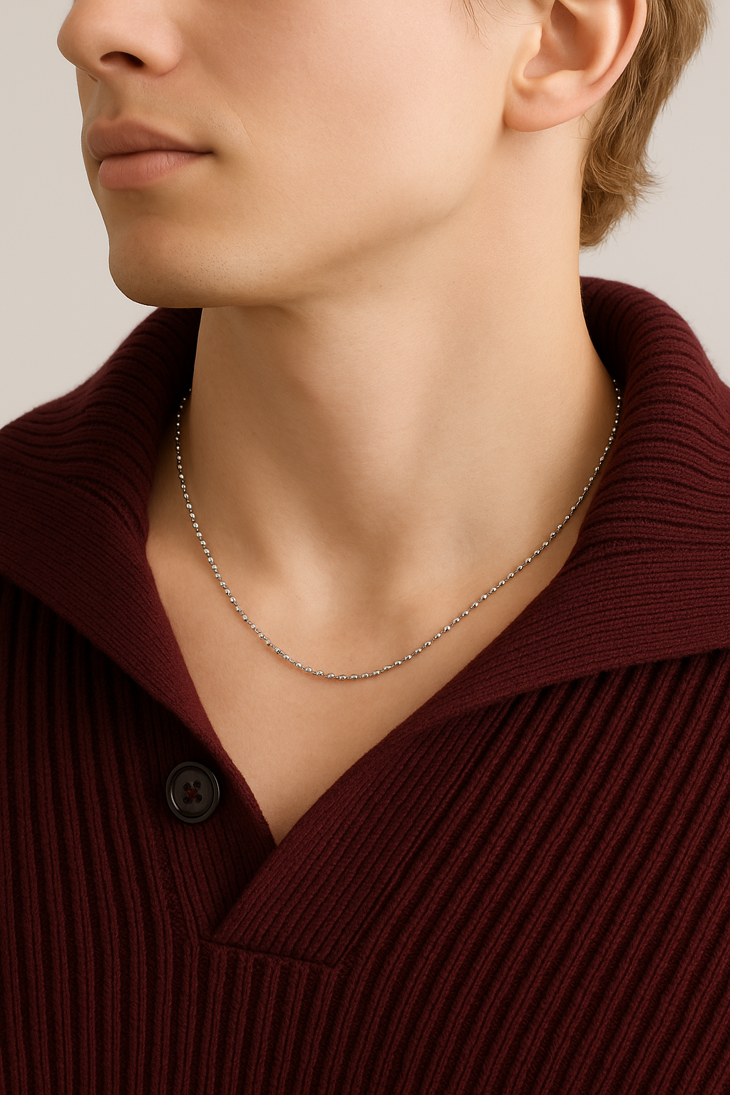 Gargantilla estilo semillas 45 cms modelo Orion