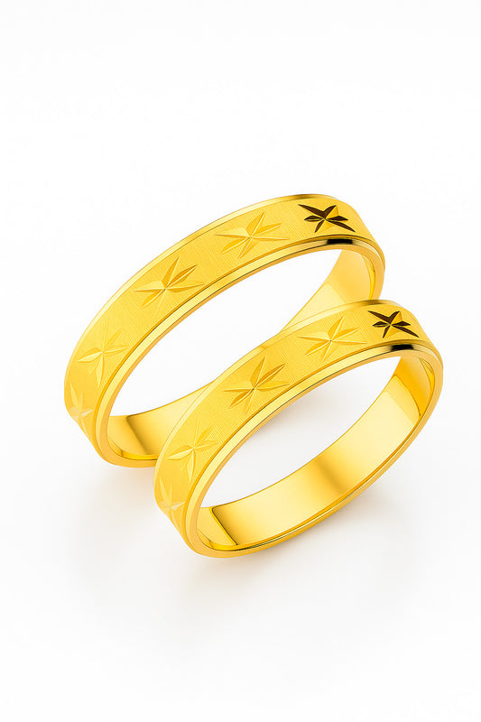 Argollas de Matrimonio Aster Oro 18k