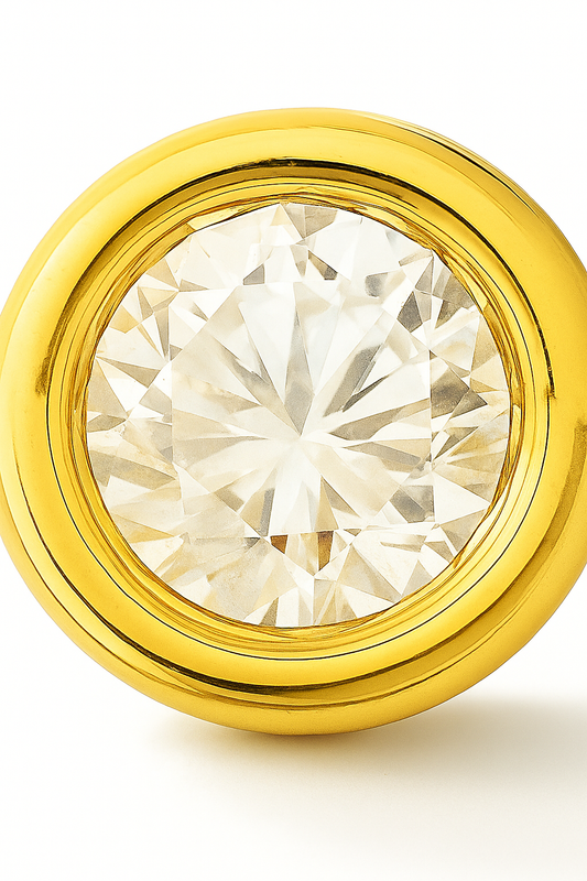 Colgante circular modelo Aureo en Oro 18k