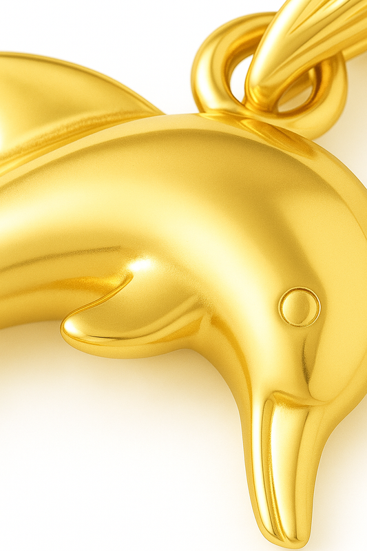 Colgante Delfín de Oro 18k modelo Nereus