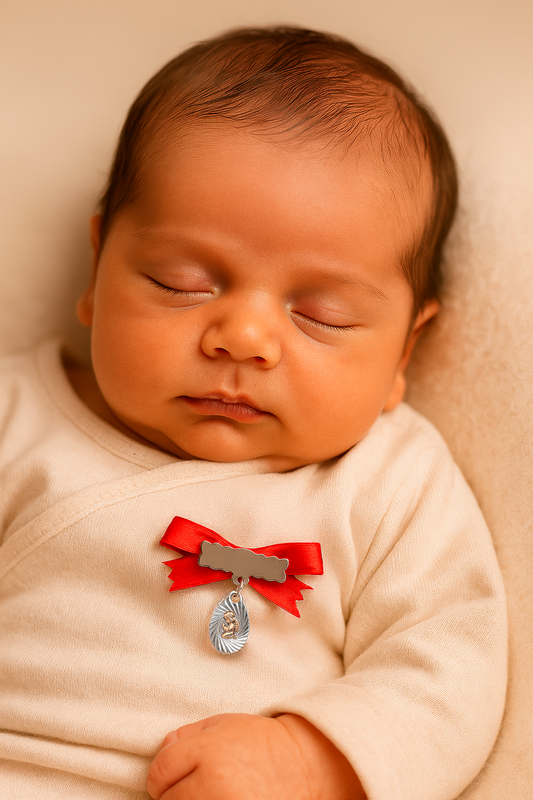 Prendedor Angelito Plata con Oro modelo Amiel