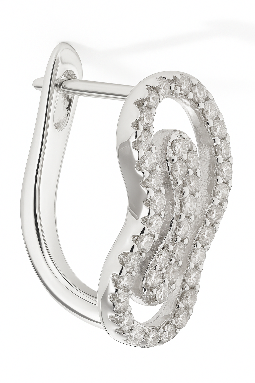 Aros con circones modelo Audra