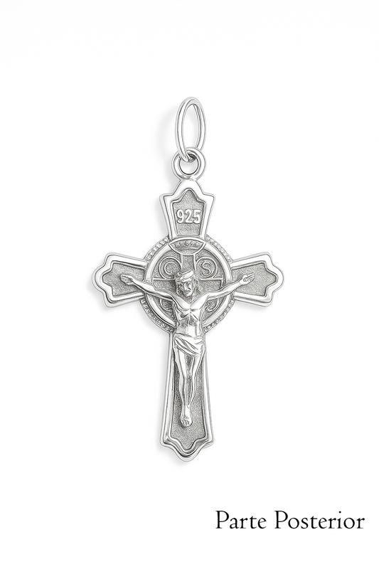 Colgante Cruz de Cristo y San Benito