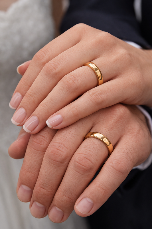 Alianzas media caña 4mm Modelo Mylos