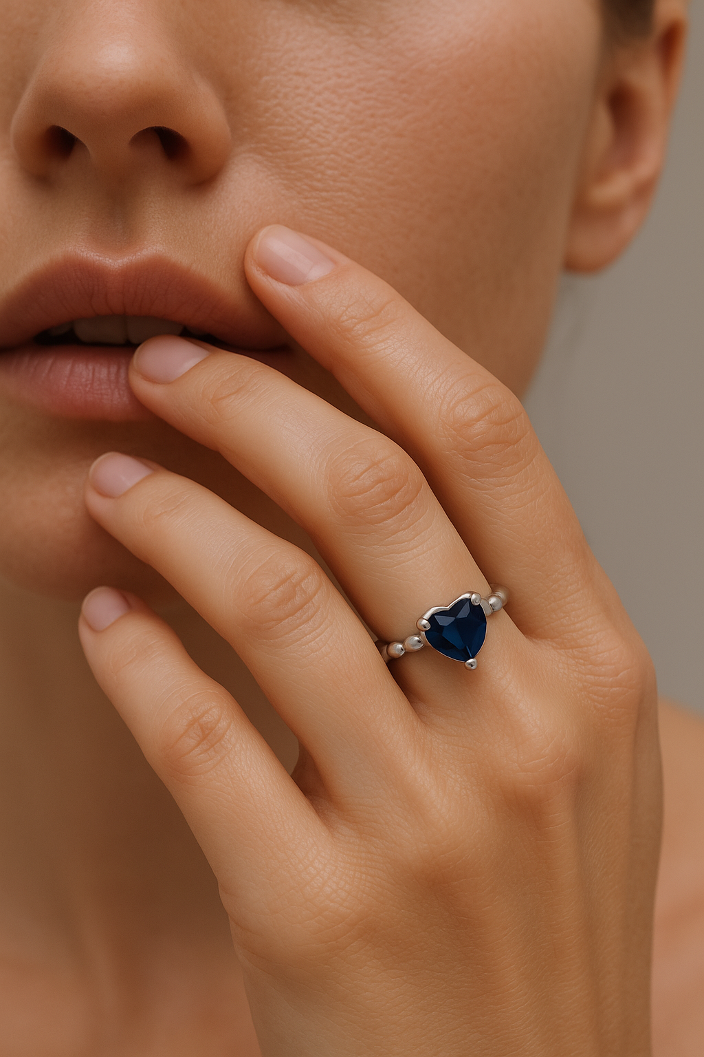 Anillo Corazón modelo Selene