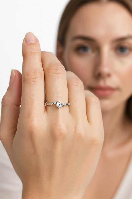 Anillo de plata modelo Inés