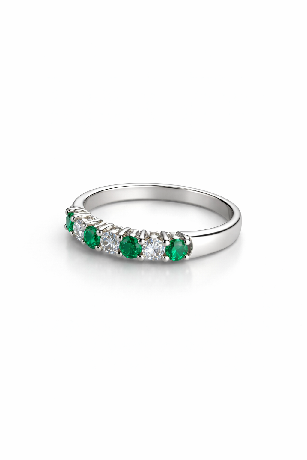 Anillo Oro Blanco 18k modelo Ivy