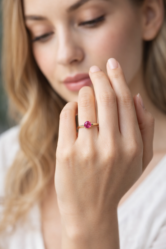 Anillo Oro 18k modelo Zaria