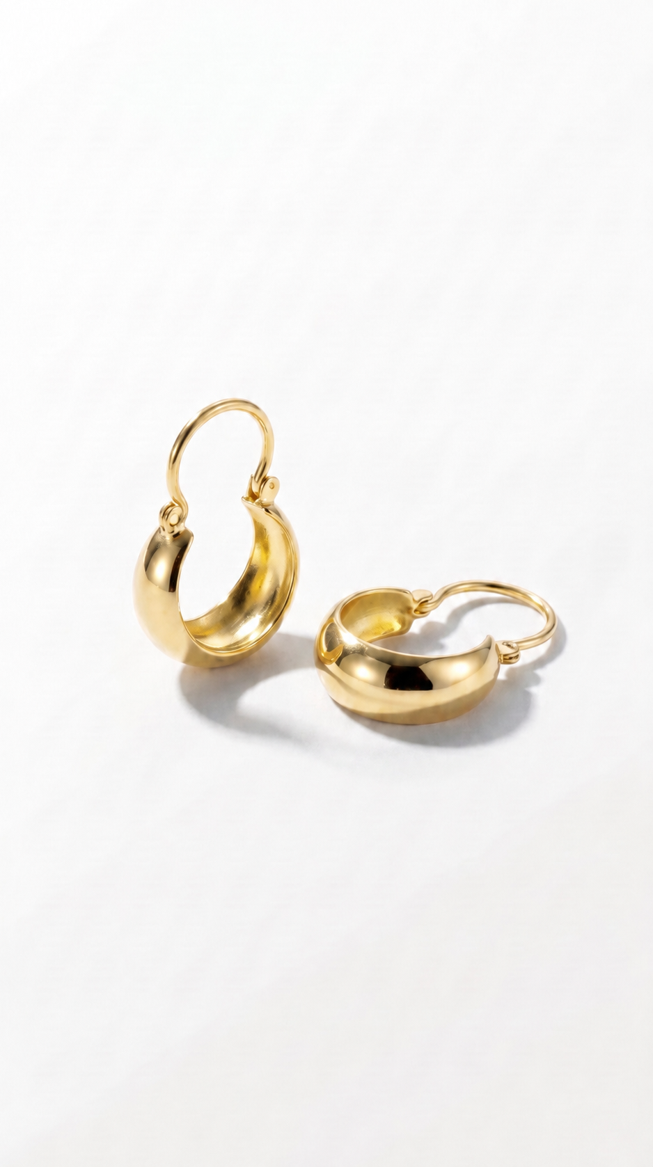 Aros Bote #1 Oro 18K modelo Cristina