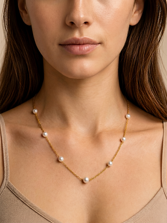 Collar con Perlas cultivadas modelo Liora