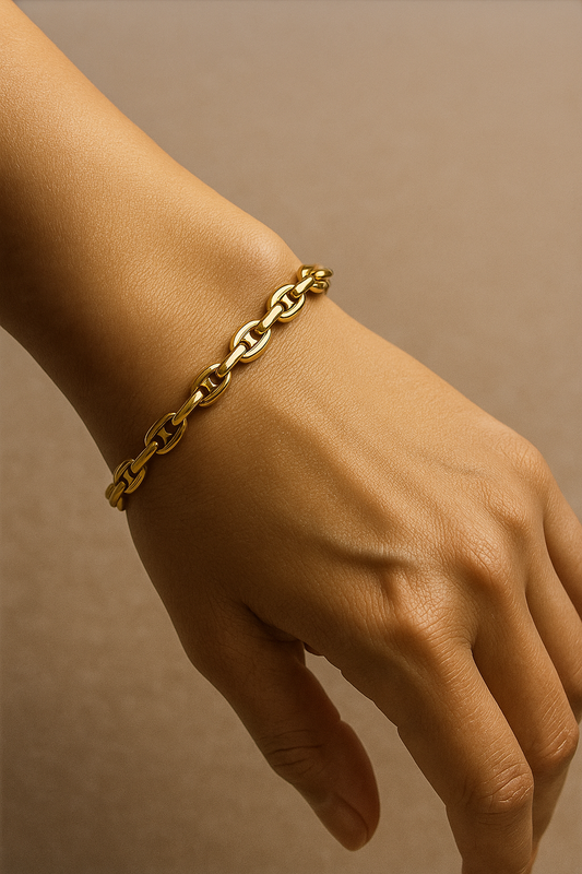 Pulsera Marinera Oro 18k modelo Thalía