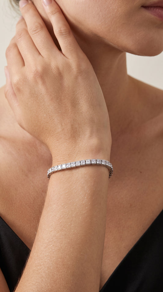 Pulsera Tennis 3mm Modelo Arlette