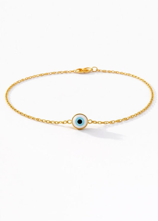 Pulsera Ojo Protector - Oro 18k