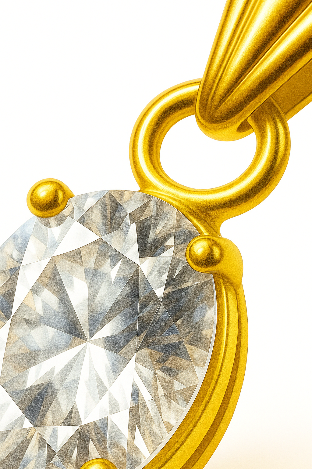 Colgante con Circón modelo Ignis de Oro 18k