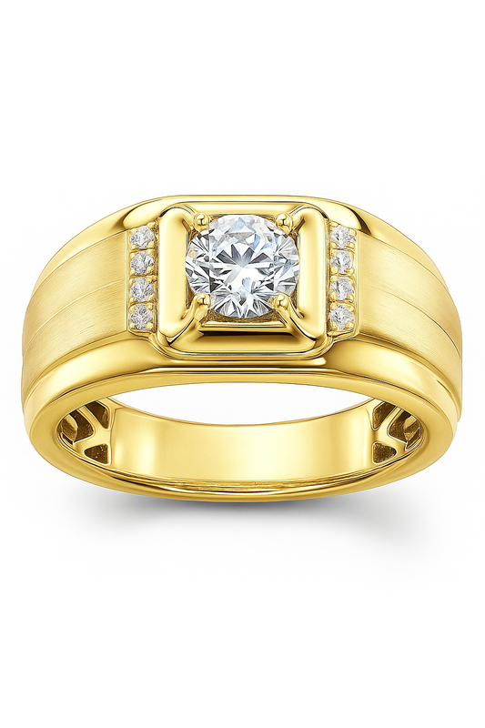 Anillo Sello modelo Cassian 18k