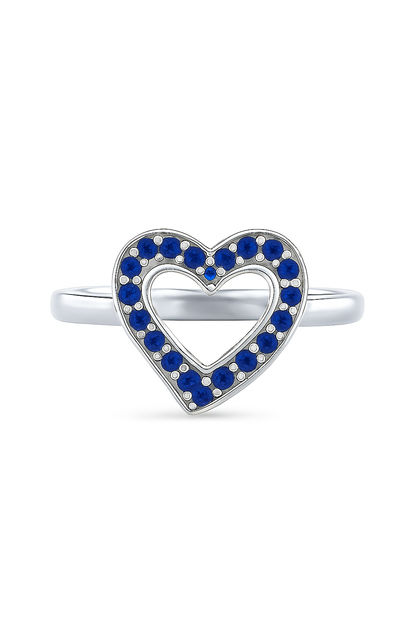 Anillo Corazón Brillante modelo Amorette Oro 18k