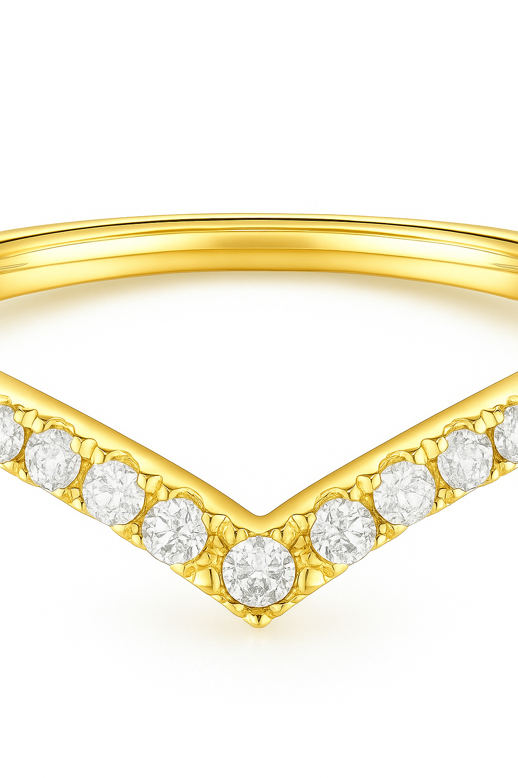 Anillo "V" modelo Valerie Oro 18k