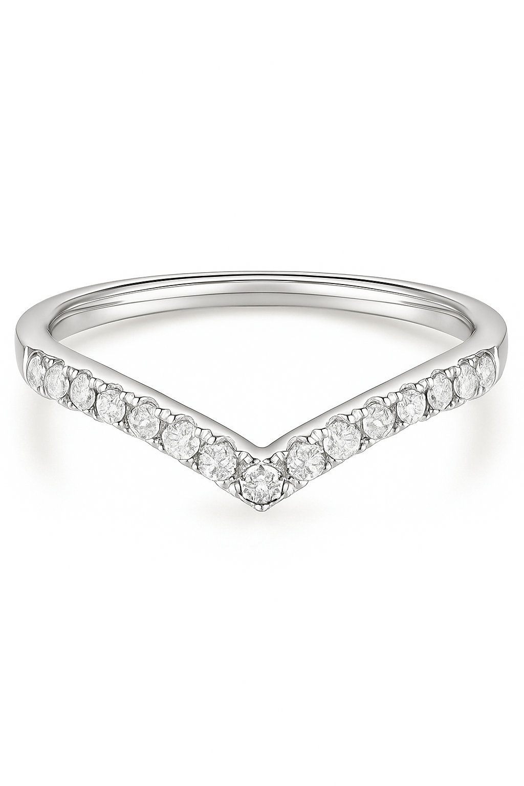 Anillo "V" modelo Valerie Oro 18k