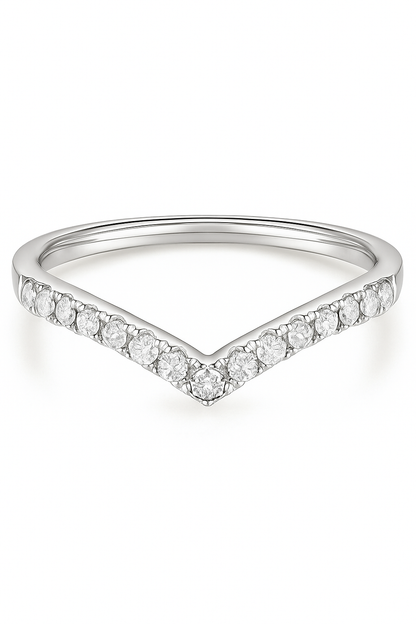 Anillo "V" modelo Valerie Oro 18k