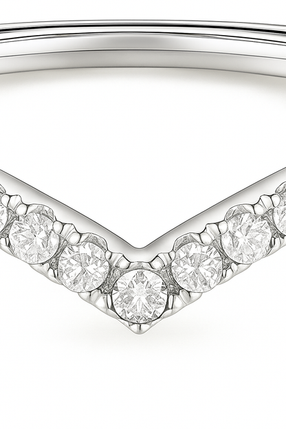 Anillo "V" modelo Valerie Oro 18k