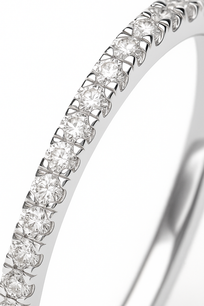 Anillo medio Cintillo modelo Élise Oro 18k