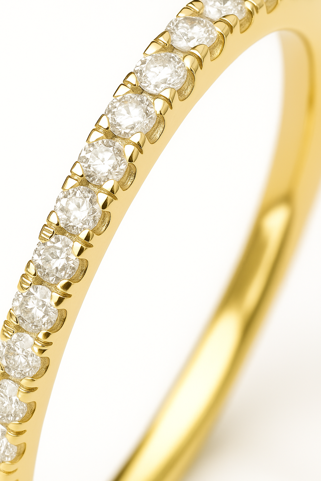 Anillo medio Cintillo modelo Élise Oro 18k