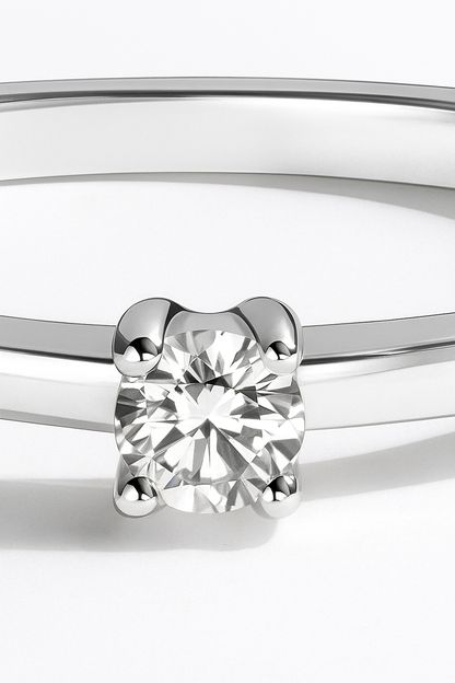 Anillo Solitario modelo Elara Oro 18k