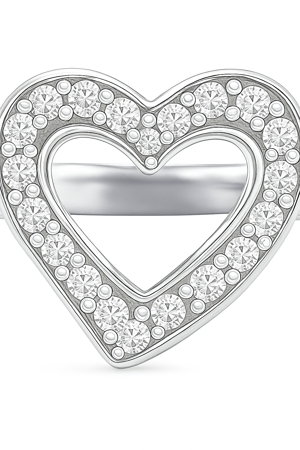 Anillo Corazón Brillante modelo Amorette Oro 18k