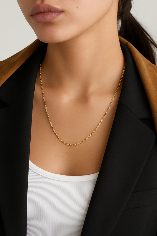 Gargantilla Eslabonada 45 cms Modelo Auria