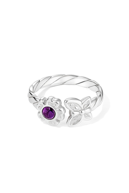 Anillo Midi Mariposa modelo Lyra