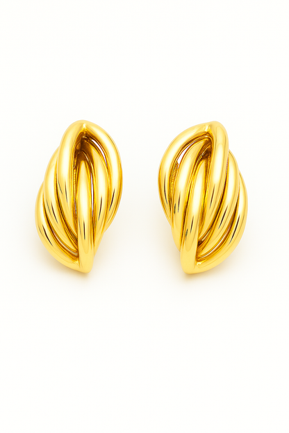 Pendientes Entrelazados modelo Elira