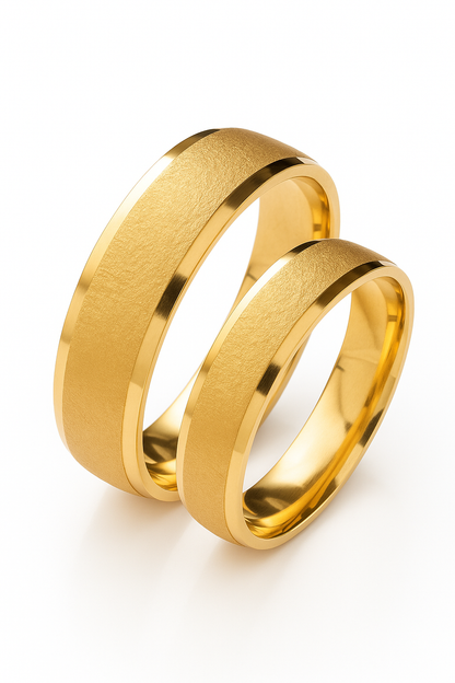 Argollas de Matrimonio Lúmina Oro 18k