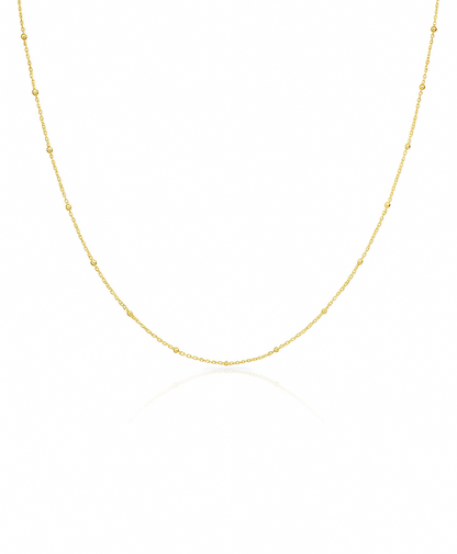 Gargantilla 45 cms con bolitas modelo Naira