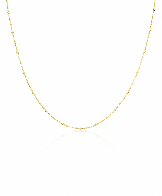 Gargantilla 45 cms con bolitas modelo Naira