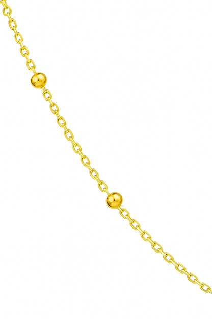 Gargantilla 45 cms con bolitas modelo Naira