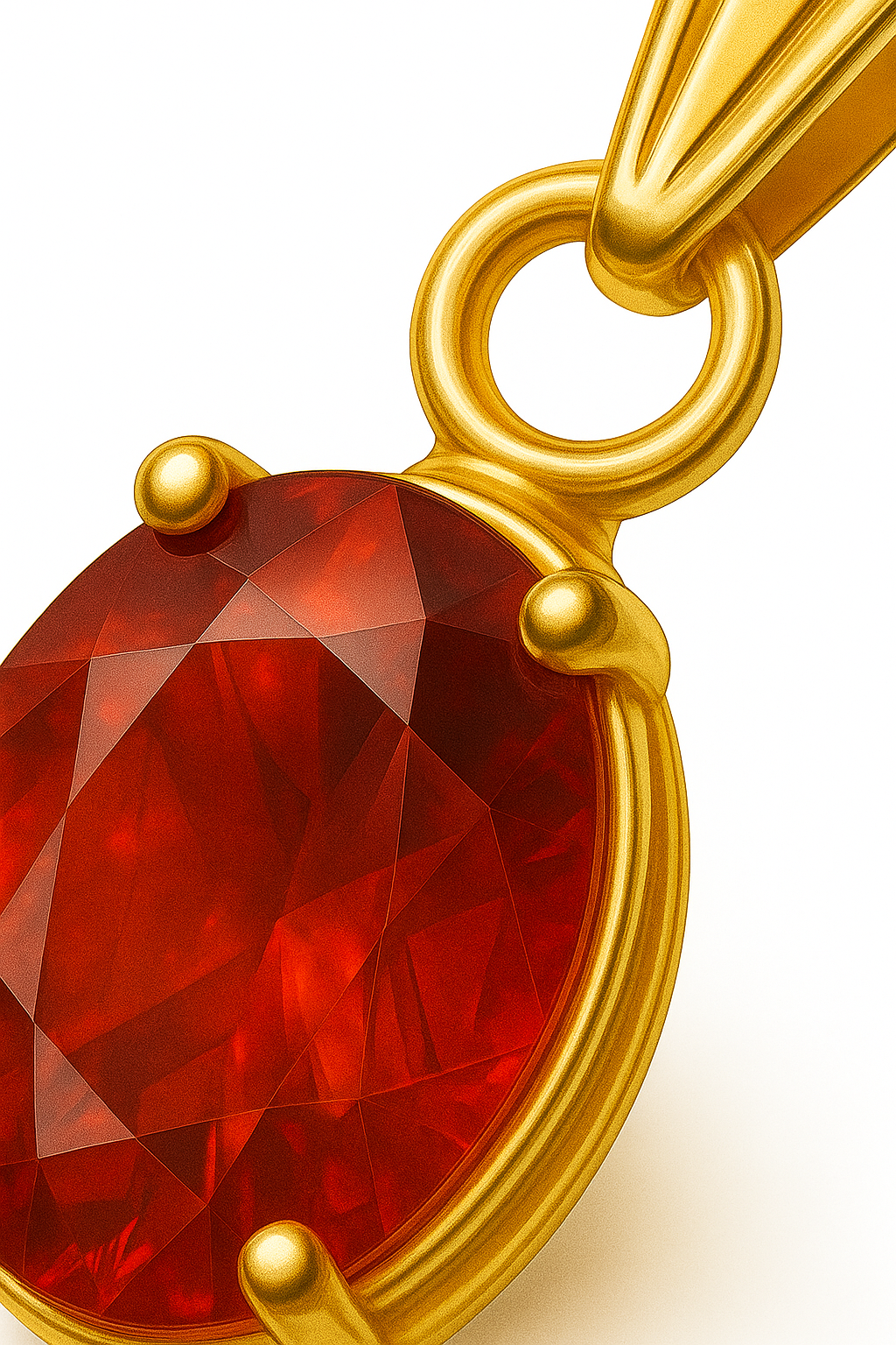 Colgante con Circón modelo Ignis de Oro 18k