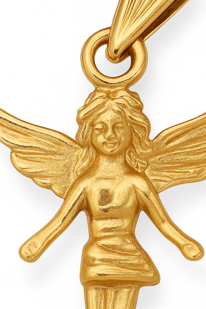 Colgante Hada en Oro 18k