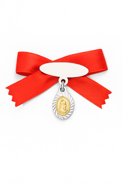 Prendedor Virgen de los Rayos modelo Luzia