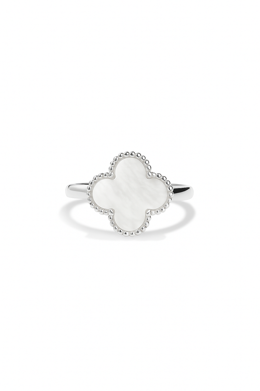 Anillo Trébol de Nácar modelo Lunaria