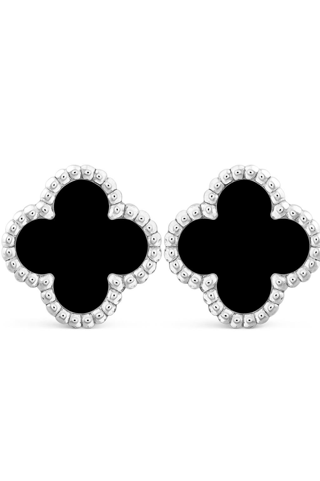 Conjunto Trébol de Ónix modelo Onira