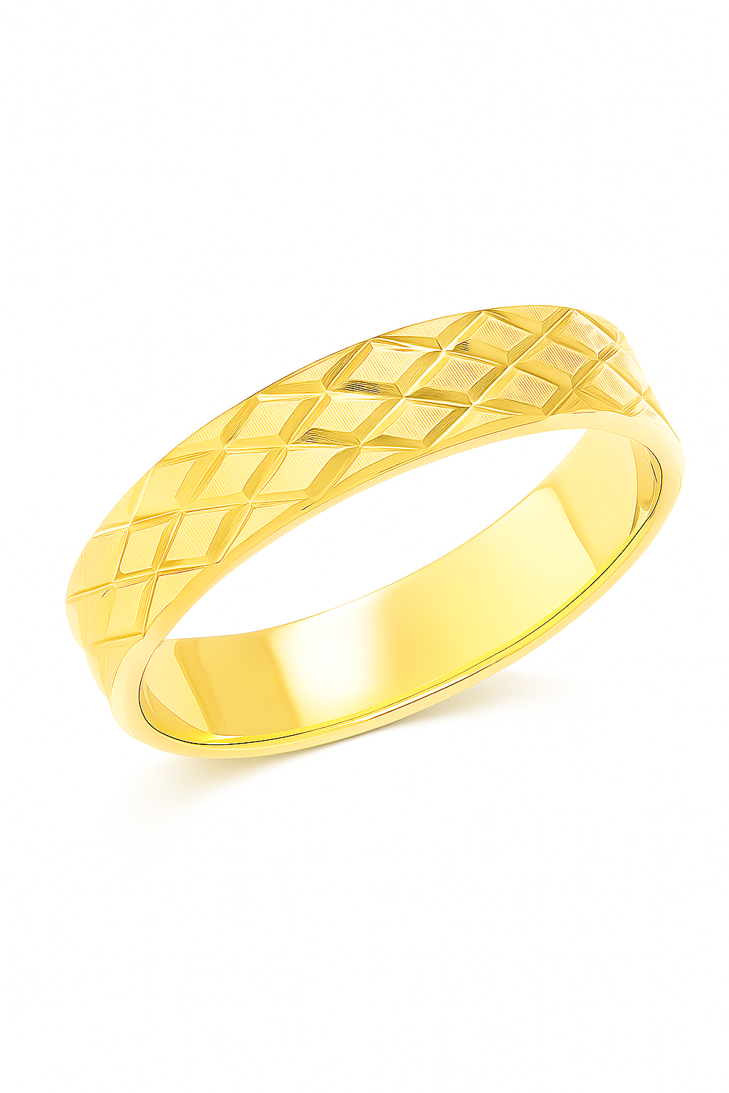 Argollas de Matrimonio Prisma Oro 18k