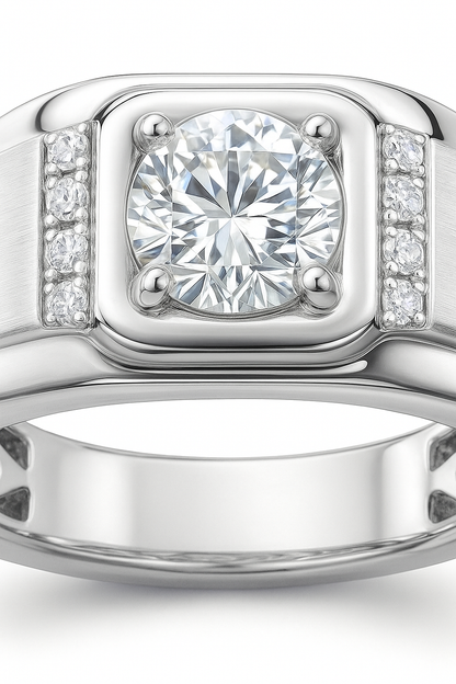 Anillo Sello modelo Cassian 18k