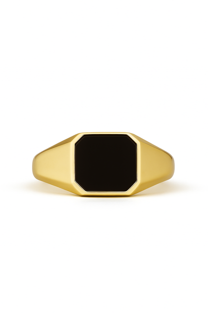 Anillo Sello modelo Aldric Oro 18k