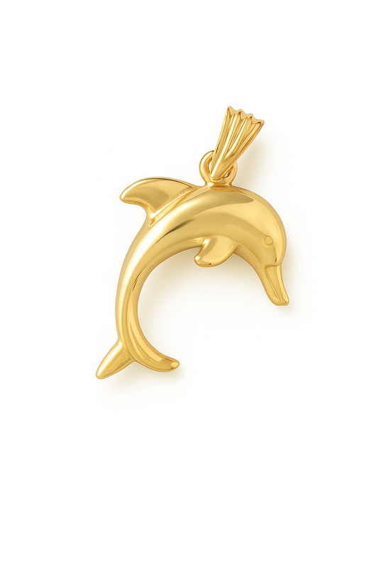 Colgante Delfín de Oro 18k modelo Nereus