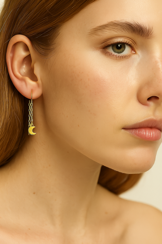 Pendientes de Luna modelo Aylira