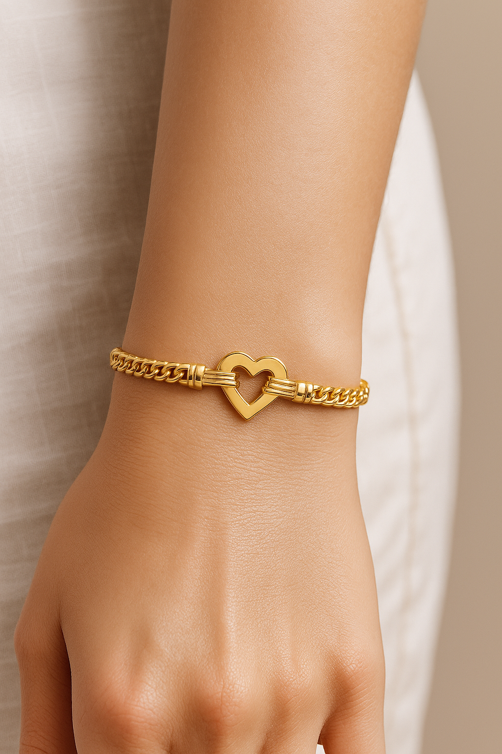 Pulsera Corazón Modelo Amaya