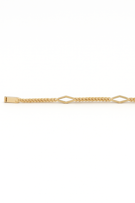 Pulsera Rombos Modelo Isidora