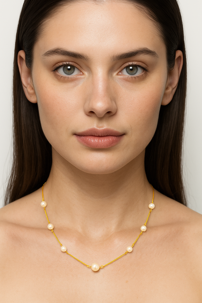 Collar con Perlas cultivadas modelo Éden