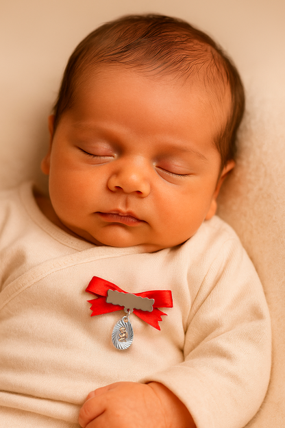 Prendedor Angelito Plata con Oro modelo Amiel