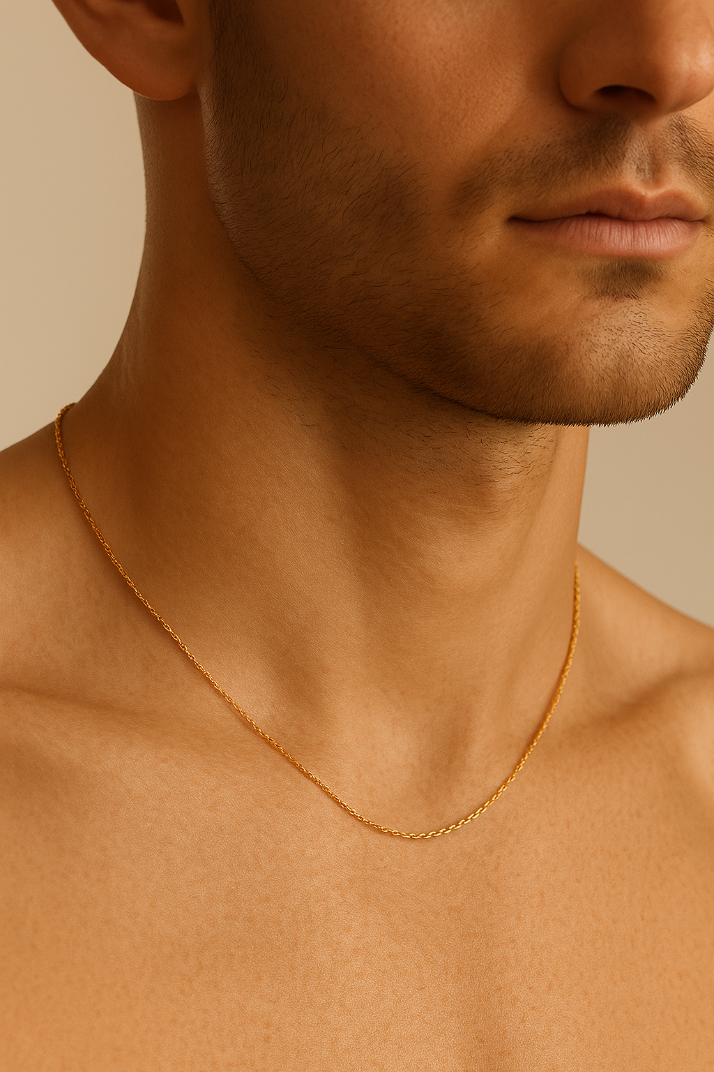 Gargantilla Eslabon clasico 50 cms modelo Eran